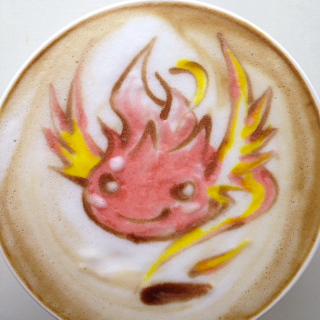 Illustration for article titled Nerdy Cafe Latte Art Is More Amazing in Color